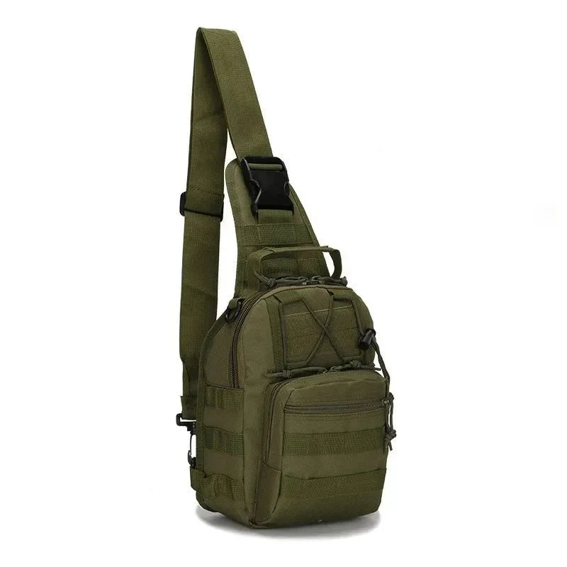 Military Tactical Assault Pack Crossbody Sling Bag - Waterproof Rucksack for Outdoor Hiking and Camping - Trekker Essentials