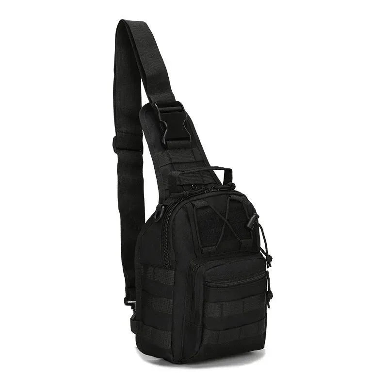 Military Tactical Assault Pack Crossbody Sling Bag - Waterproof Rucksack for Outdoor Hiking and Camping - Trekker Essentials