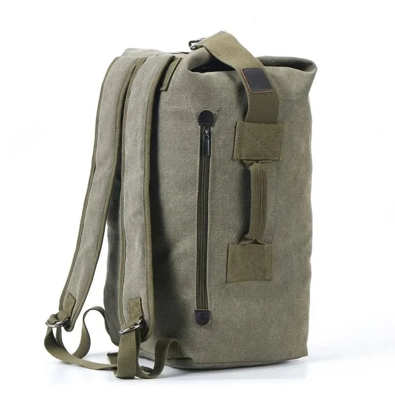 Military Tactical Backpack - Camouflage Canvas Outdoor Sports Bag for Climbing, Hunting, Fishing, and Hiking - Trekker Essentials