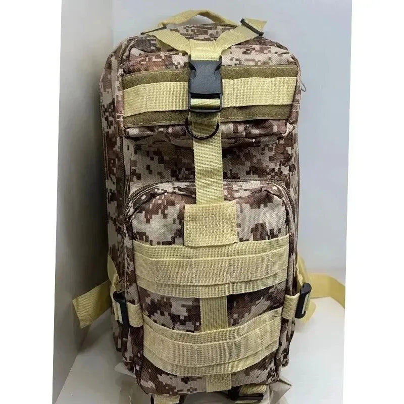 Military Tactical Backpack - Camouflage Outdoor Sports Bag for Climbing, Hunting, Fishing, and Hiking - Trekker Essentials