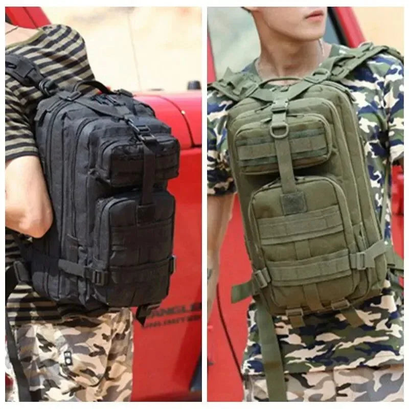 Military Tactical Backpack - Camouflage Outdoor Sports Bag for Climbing, Hunting, Fishing, and Hiking - Trekker Essentials