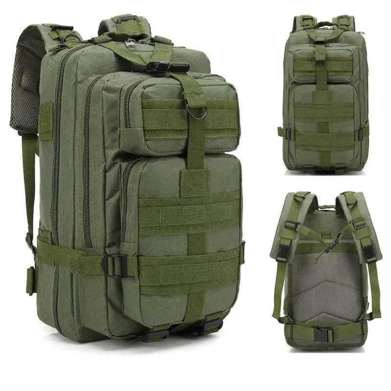 Military Tactical Backpack - Camouflage Outdoor Sports Bag for Climbing, Hunting, Fishing, and Hiking - Trekker Essentials