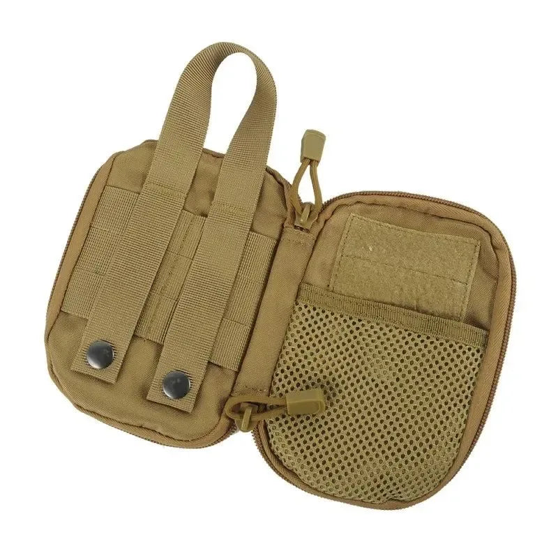 Military Tactical EDC Molle Pouch Small Medical Waist Pack Hiking Hunting Bag Mobile Phone Case Holder Army Outdoor Sports Bags - Trekker Essentials