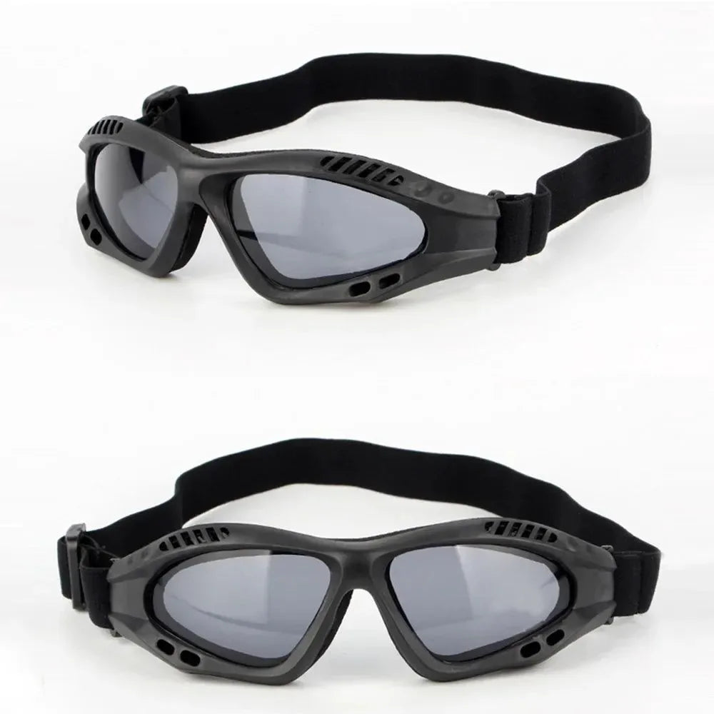 Military Tactical Goggles - Windproof, Dustproof Eyewear for Hiking, Skiing, and Cycling - Trekker Essentials