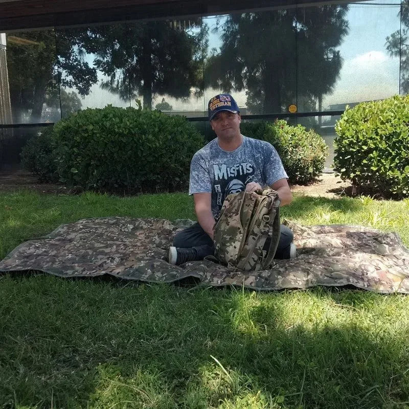 Military Tactical Poncho Liner - Water Repellent Woobie Blanket for Camping & Survival - Trekker Essentials