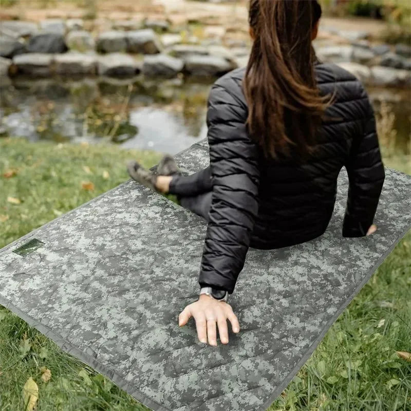 Military Tactical Poncho Liner - Water Repellent Woobie Blanket for Camping & Survival - Trekker Essentials