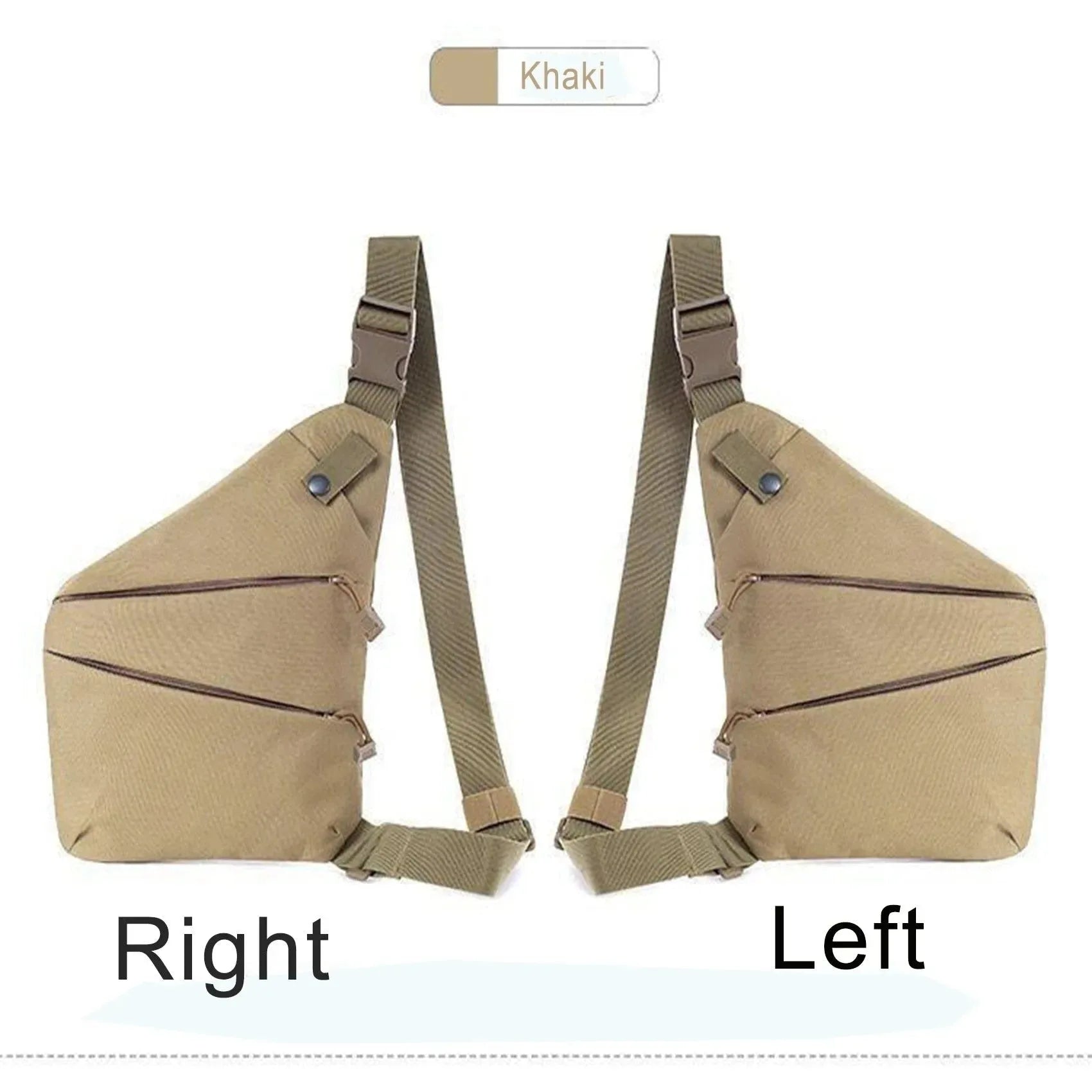 Military Tactical Shoulder Bag - Nylon Chest Sling Backpack for Outdoor Activities - Trekker Essentials