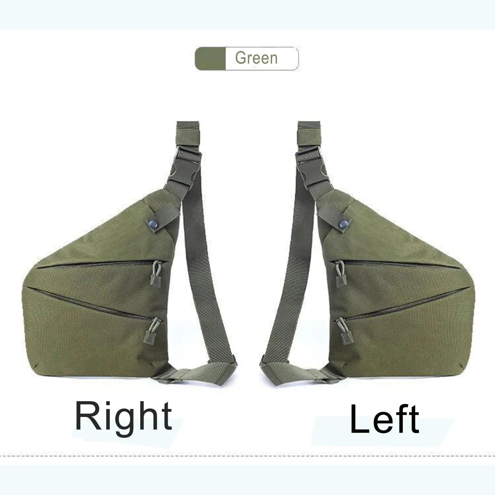 Military Tactical Shoulder Bag - Nylon Chest Sling Backpack for Outdoor Activities - Trekker Essentials