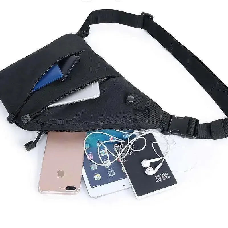 Military Tactical Shoulder Bag - Nylon Chest Sling Backpack for Outdoor Activities - Trekker Essentials