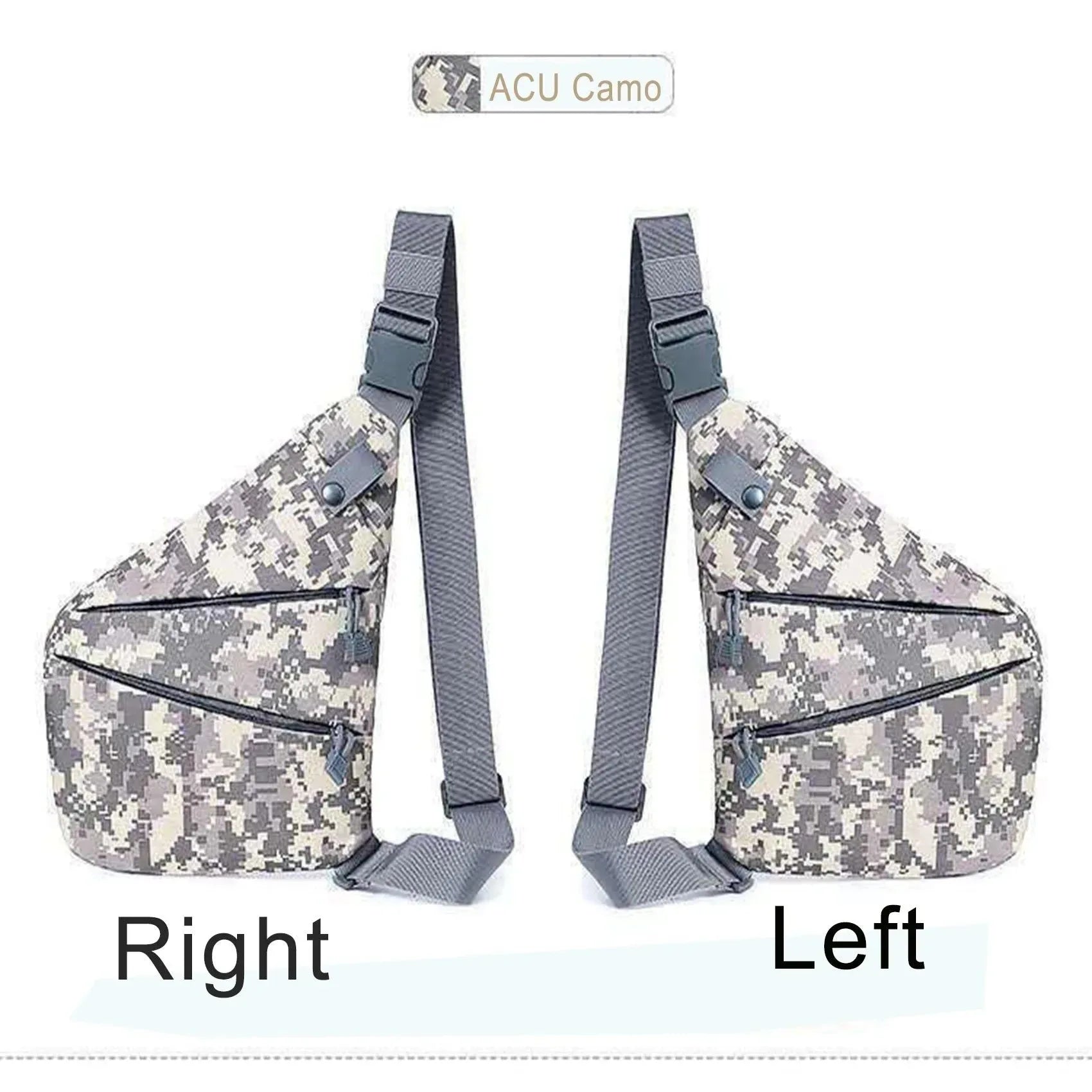 Military Tactical Shoulder Bag - Nylon Chest Sling Backpack for Outdoor Activities - Trekker Essentials
