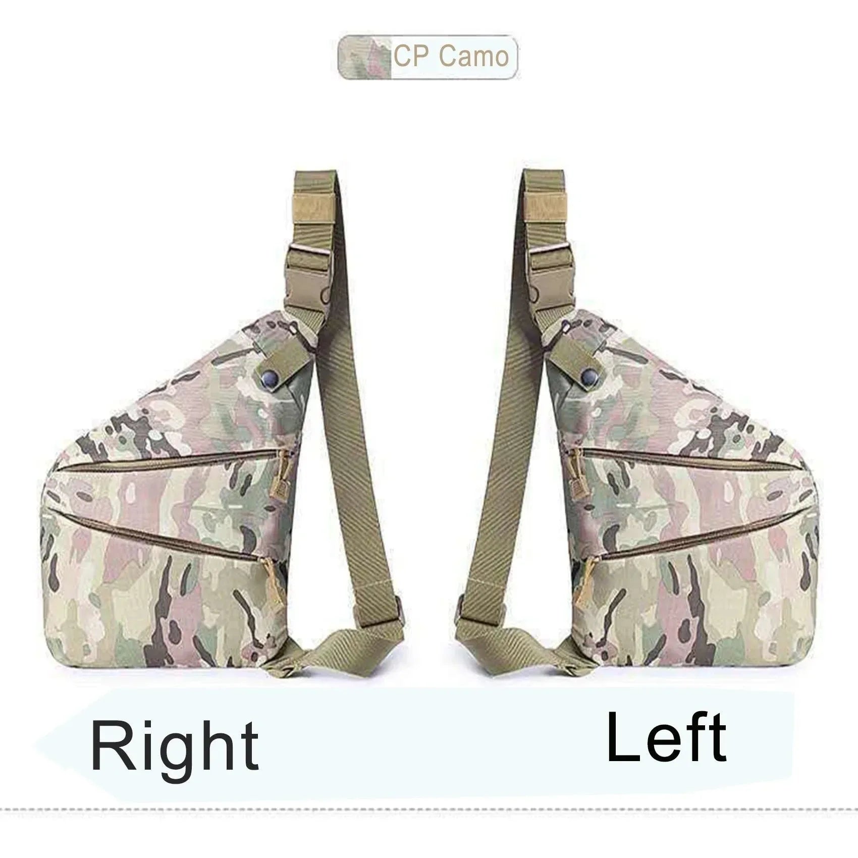 Military Tactical Shoulder Bag - Nylon Chest Sling Backpack for Outdoor Activities - Trekker Essentials