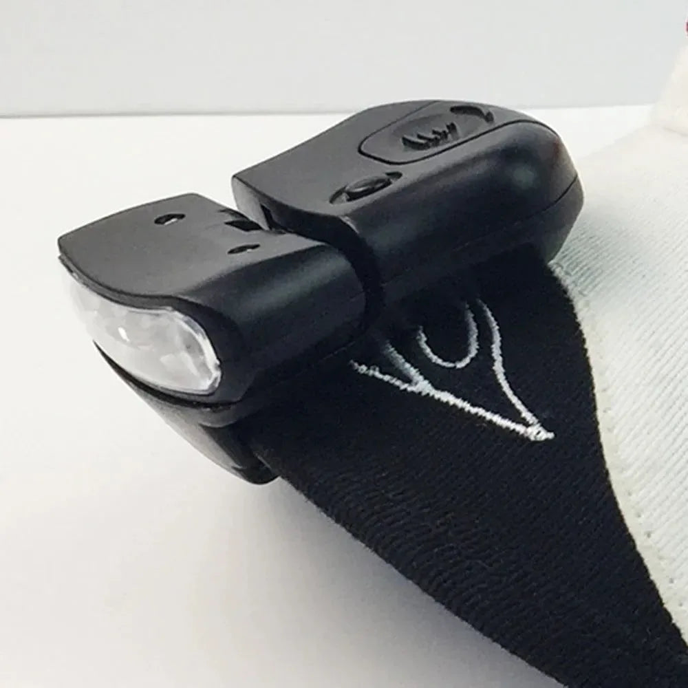 Mini 5LED Hat Clip Lamp – Waterproof 90° Adjustable Headlamp for Outdoor Camping and Fishing - Trekker Essentials