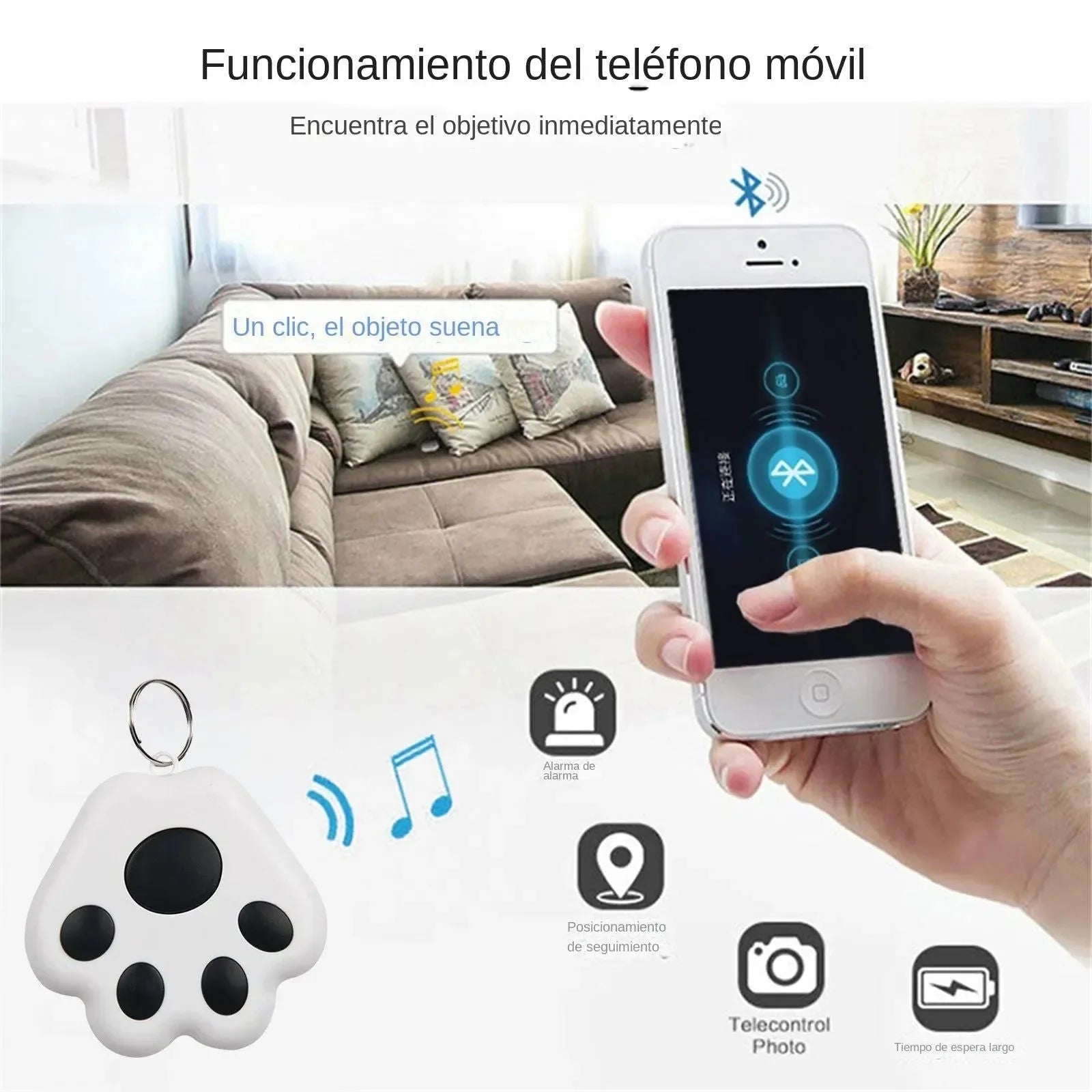 Mini GPS Tracker Bluetooth 5.0 Anti-Lost Device for Pets, Kids, Bags, and Wallets - Trekker Essentials