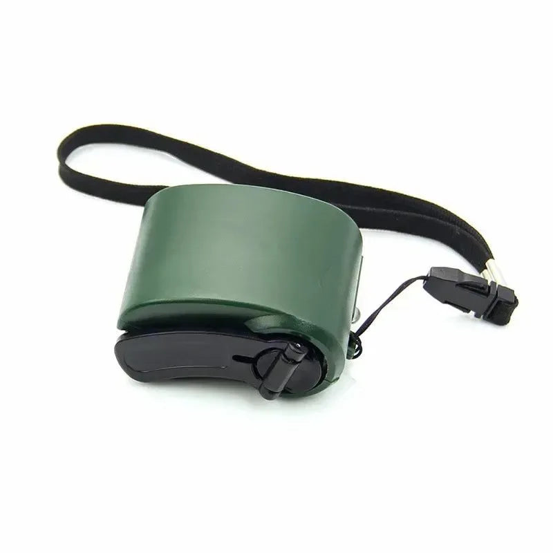 Mini Hand Crank USB Phone Charger - Emergency Camping Equipment and Survival Tool for Outdoor Travel and Hiking - Trekker Essentials