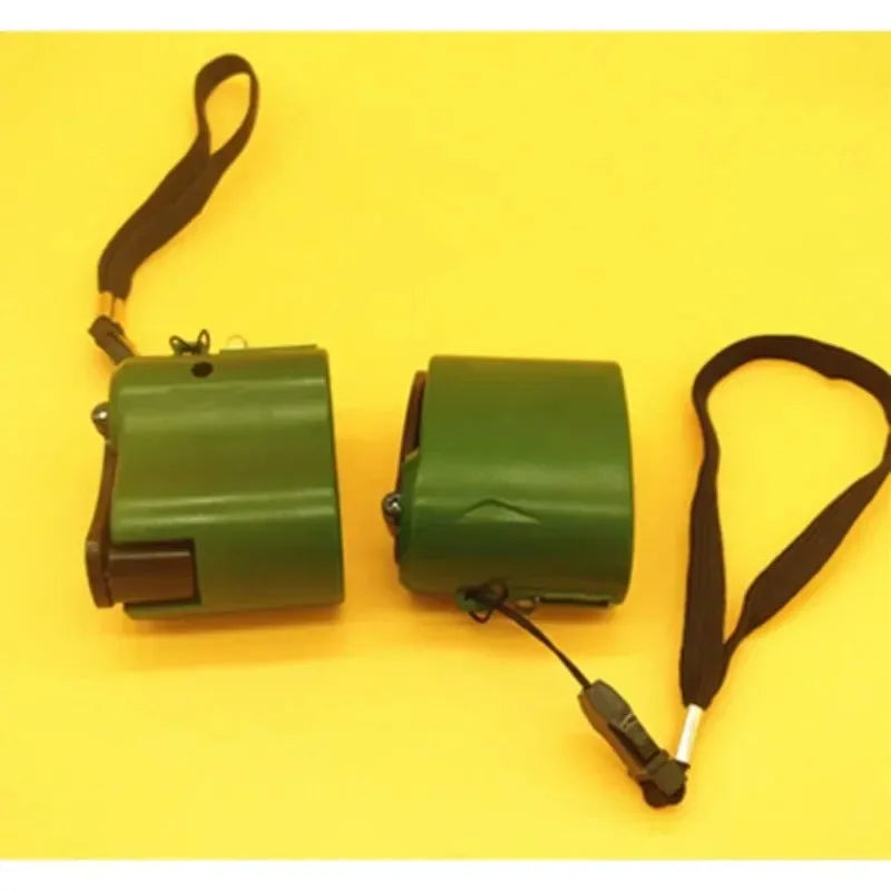 Mini Hand Crank USB Phone Charger - Emergency Camping Equipment and Survival Tool for Outdoor Travel and Hiking - Trekker Essentials