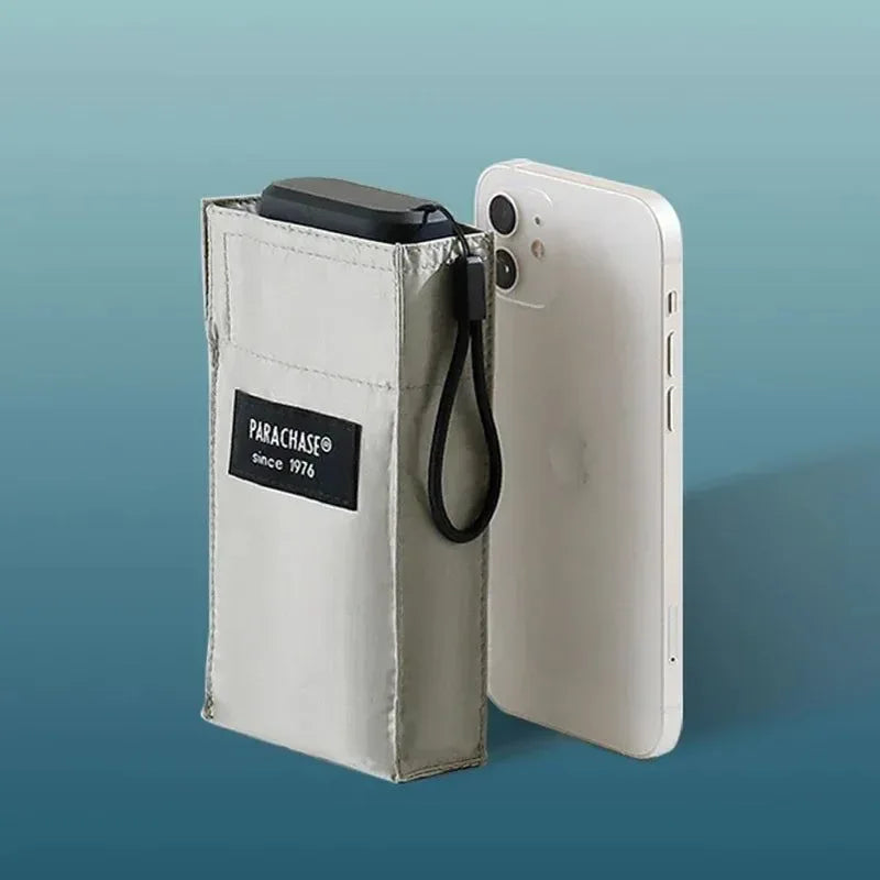 Mini Pocket Umbrella - Portable, Windproof, and Anti-UV UPF50+ Protection - Trekker Essentials