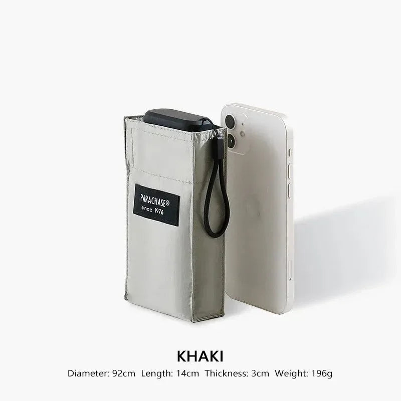 Mini Pocket Umbrella - Portable, Windproof, and Anti-UV UPF50+ Protection - Trekker Essentials