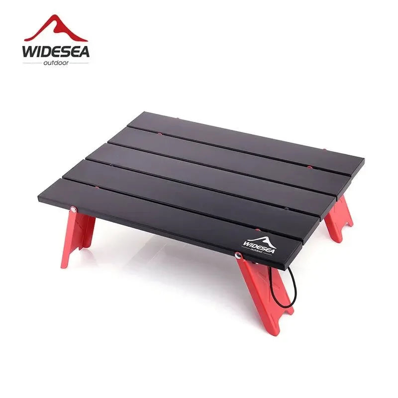 Mini Portable Foldable Camping Table - Ultra Light Table for Outdoor Picnic, Barbecue, Tours, and Bed Desk - Trekker Essentials