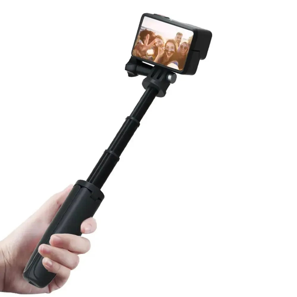 Mini Retractable Selfie Stick Tripod for GoPro/Insta360/DJI Action Cams - Trekker Essentials