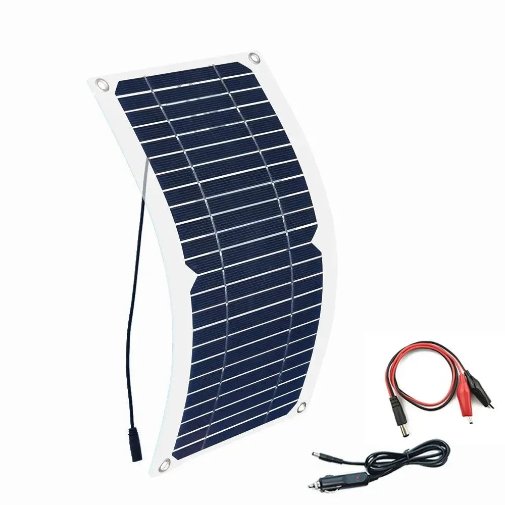 Mini Solar Panel 5W 6V/12V with USB Output - Waterproof Solar Cell for Phone Charging, Power Banks, and Outdoor Activities - Trekker Essentials