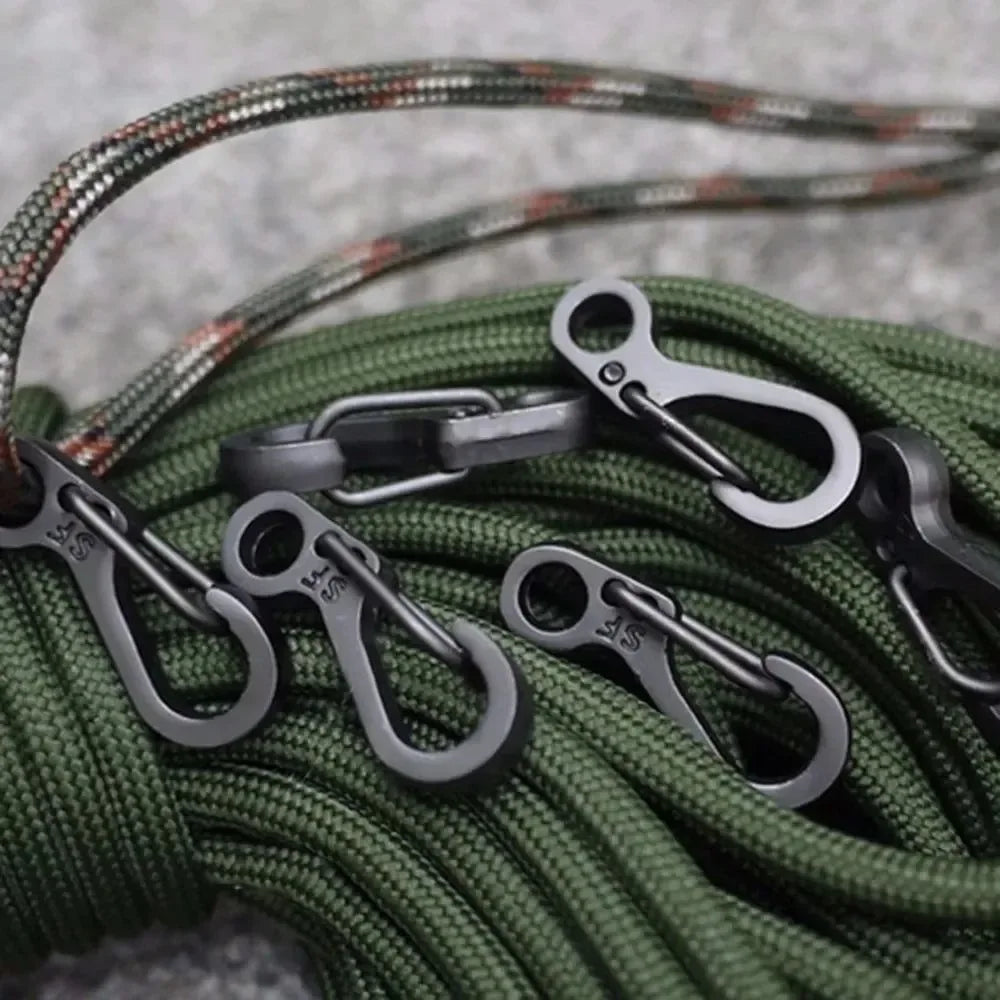 Mini Spring Hang Carabiner: Essential EDC Gear for Climbing and Camping - Trekker Essentials