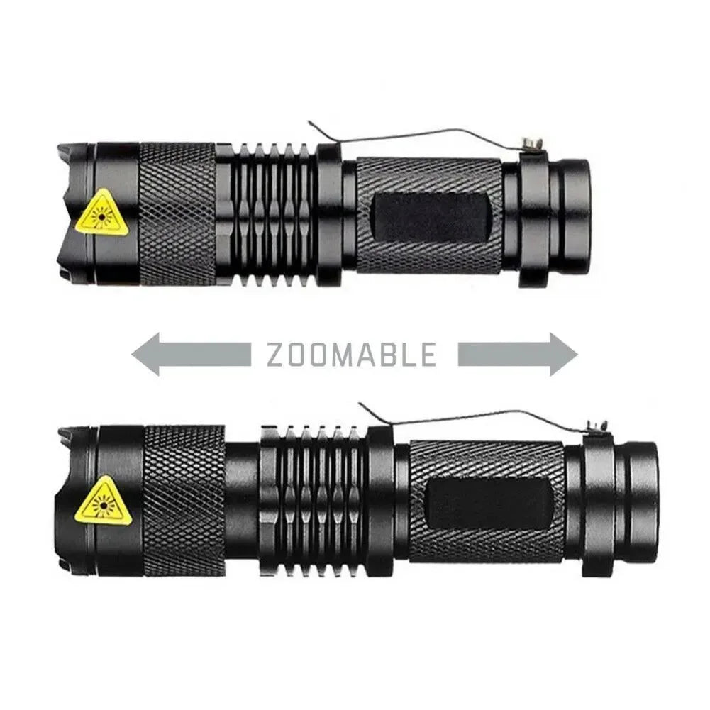 Mini Waterproof LED Tactical Flashlight - Compact and Powerful for Outdoor Travel and Camping - Trekker Essentials