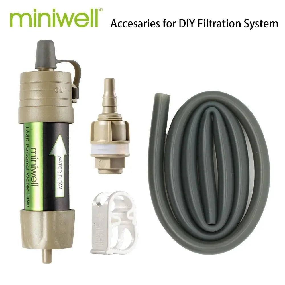 Miniwell L630 Personal Camping Purification Water Filter Straw for Survival or Emergency Supplies - Trekker Essentials