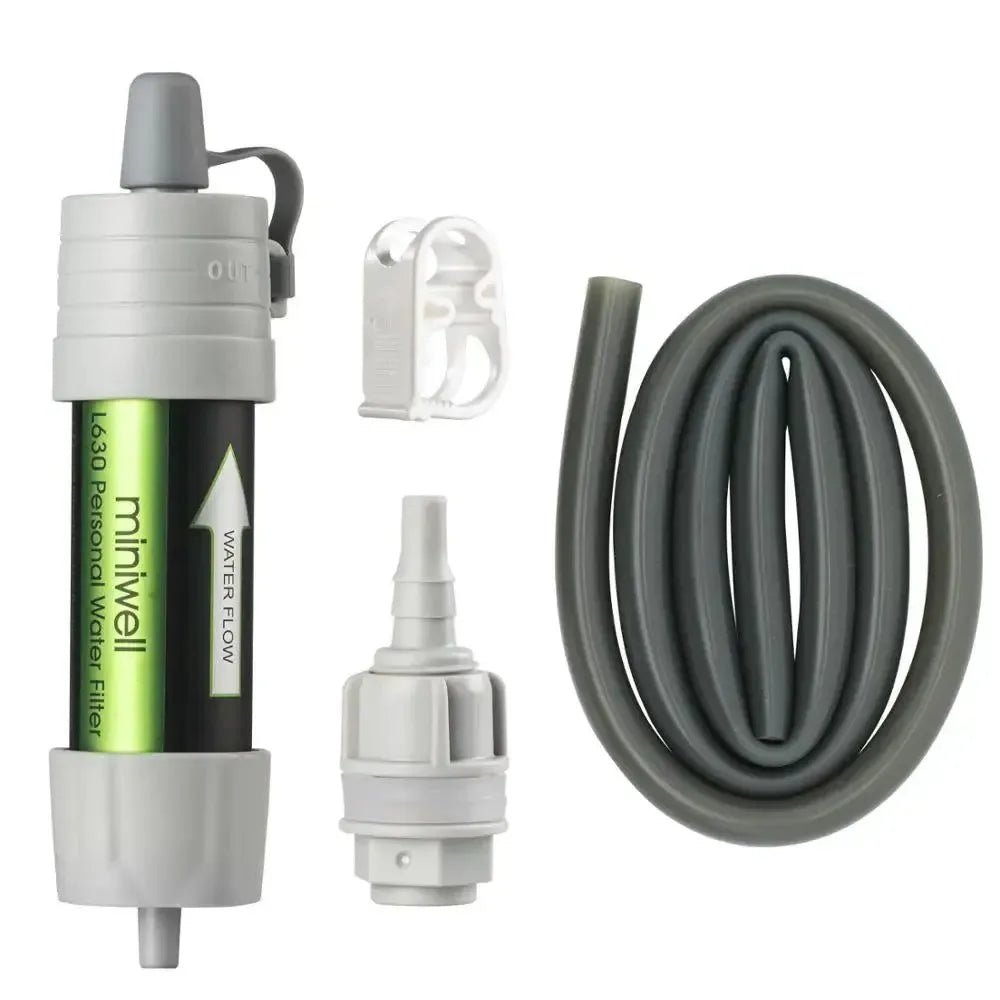 Miniwell L630 Personal Camping Purification Water Filter Straw for Survival or Emergency Supplies - Trekker Essentials
