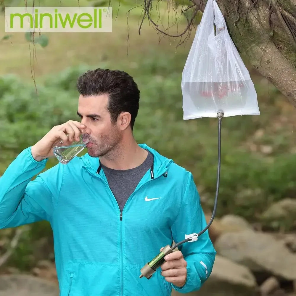 Miniwell L630 Personal Camping Purification Water Filter Straw for Survival or Emergency Supplies - Trekker Essentials
