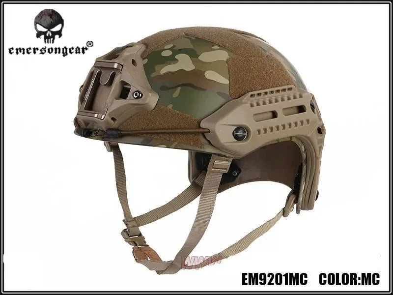 MK Series Tactical Helmet with Protective Pads for Airsoft, Hiking, and Cycling - Trekker Essentials
