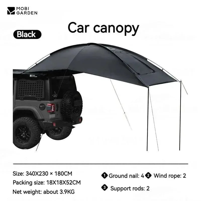MOBI GARDEN Car Side Tent – SUV Docking Camping Canopy (8㎡) Advanced Canopy Awning Outdoor - Trekker Essentials