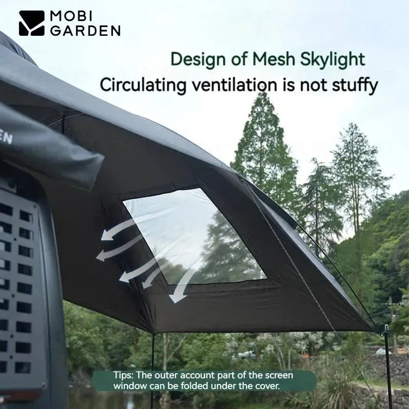 MOBI GARDEN Car Side Tent – SUV Docking Camping Canopy (8㎡) Advanced Canopy Awning Outdoor - Trekker Essentials