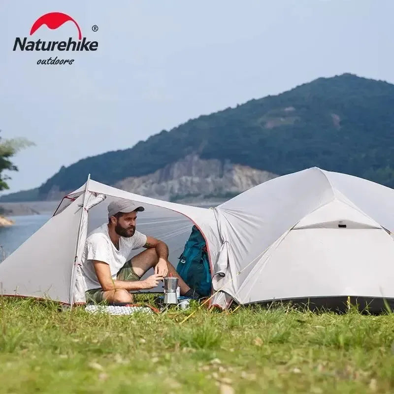 Mongar 20D Nylon Ultralight Hiking Adventure Tent - Waterproof Folding Camping Tent for 2 Persons - Trekker Essentials