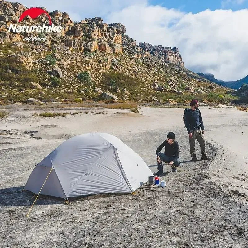 Mongar 20D Nylon Ultralight Hiking Adventure Tent - Waterproof Folding Camping Tent for 2 Persons - Trekker Essentials