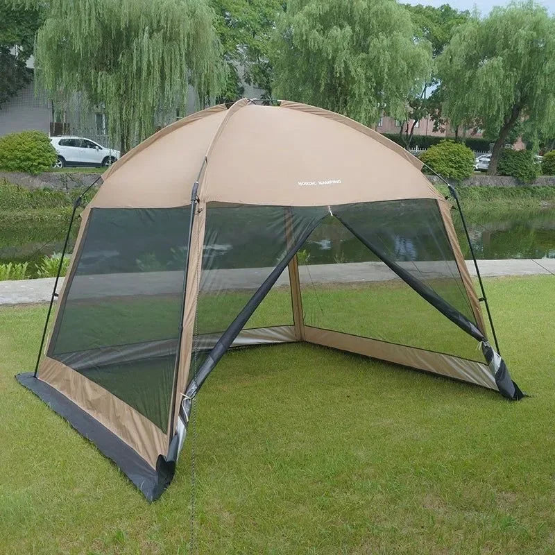 Mosquito-Proof Camping Beach Shade Tent for 5-8 People - Outdoor Sun Shelter - Trekker Essentials