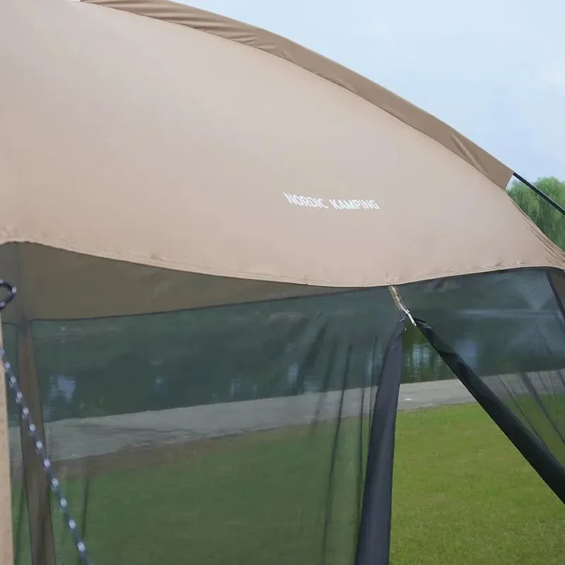 Mosquito-Proof Camping Beach Shade Tent for 5-8 People - Outdoor Sun Shelter - Trekker Essentials
