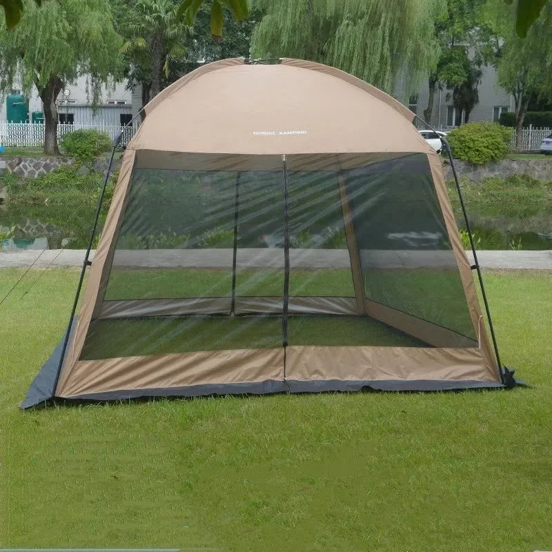 Mosquito-Proof Camping Beach Shade Tent for 5-8 People - Outdoor Sun Shelter - Trekker Essentials