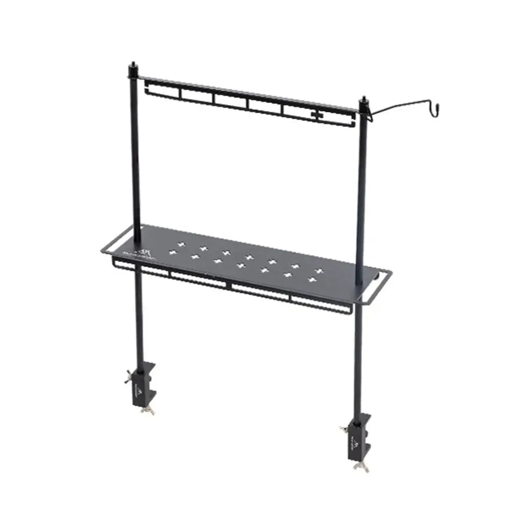 MountainHiker Camping Lantern Stand – Detachable Tabletop & Ground Light Holder, Adjustable Aluminum Alloy Lamp Bracket for Camping, Hiking & BBQ - Trekker Essentials