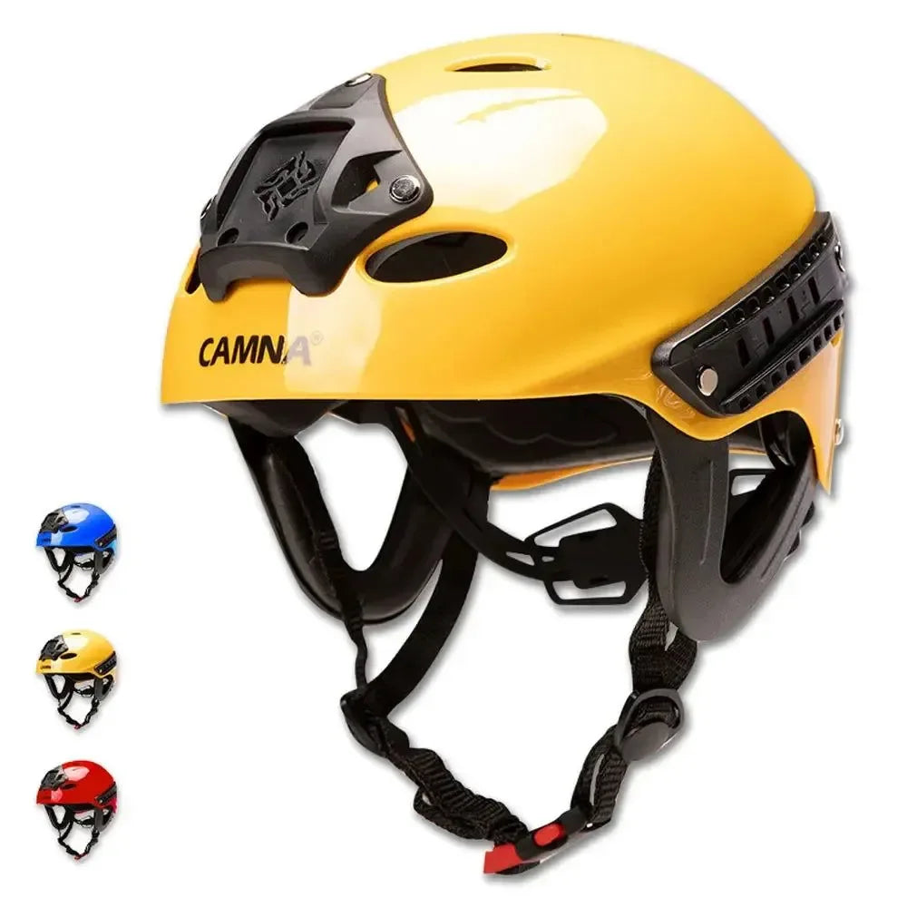 Multi-Function Outdoor Adventure Helmet with Ear Protection - Rock Climbing, Caving, and Water Sports - Trekker Essentials