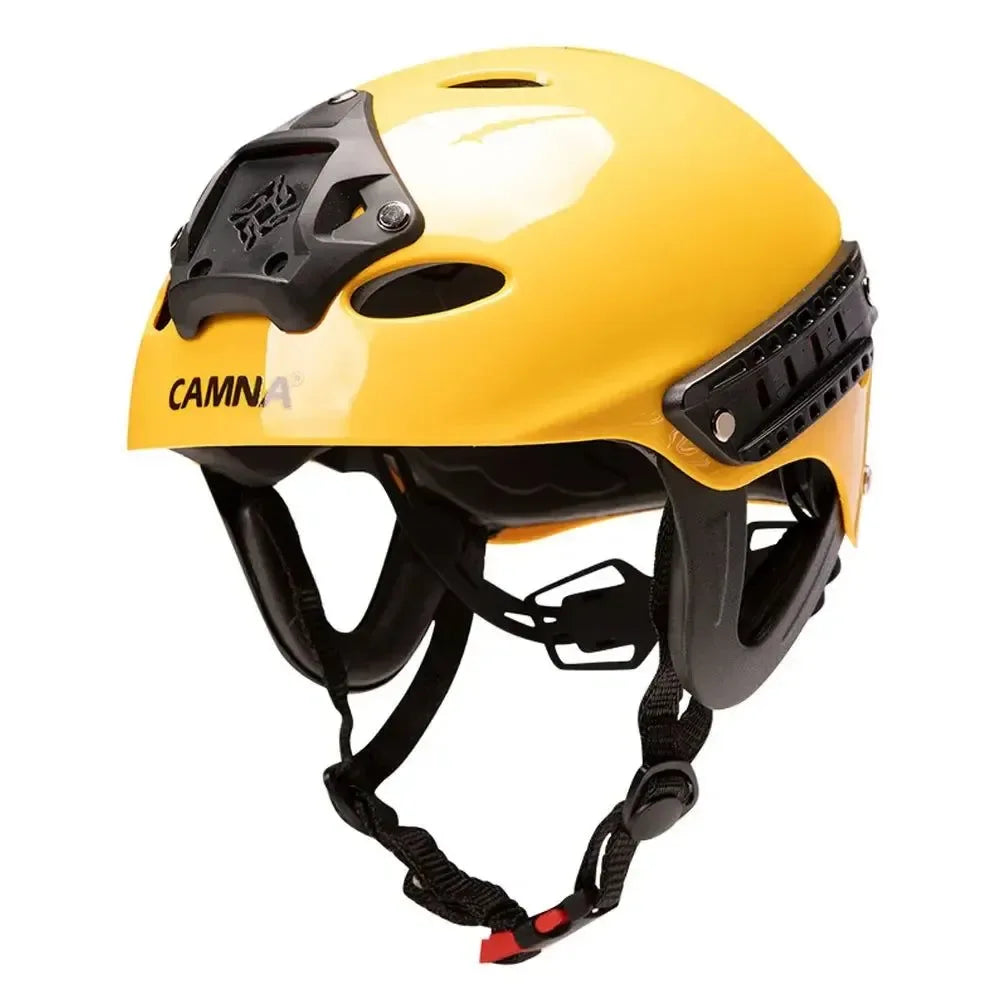 Multi-Function Outdoor Adventure Helmet with Ear Protection - Rock Climbing, Caving, and Water Sports - Trekker Essentials