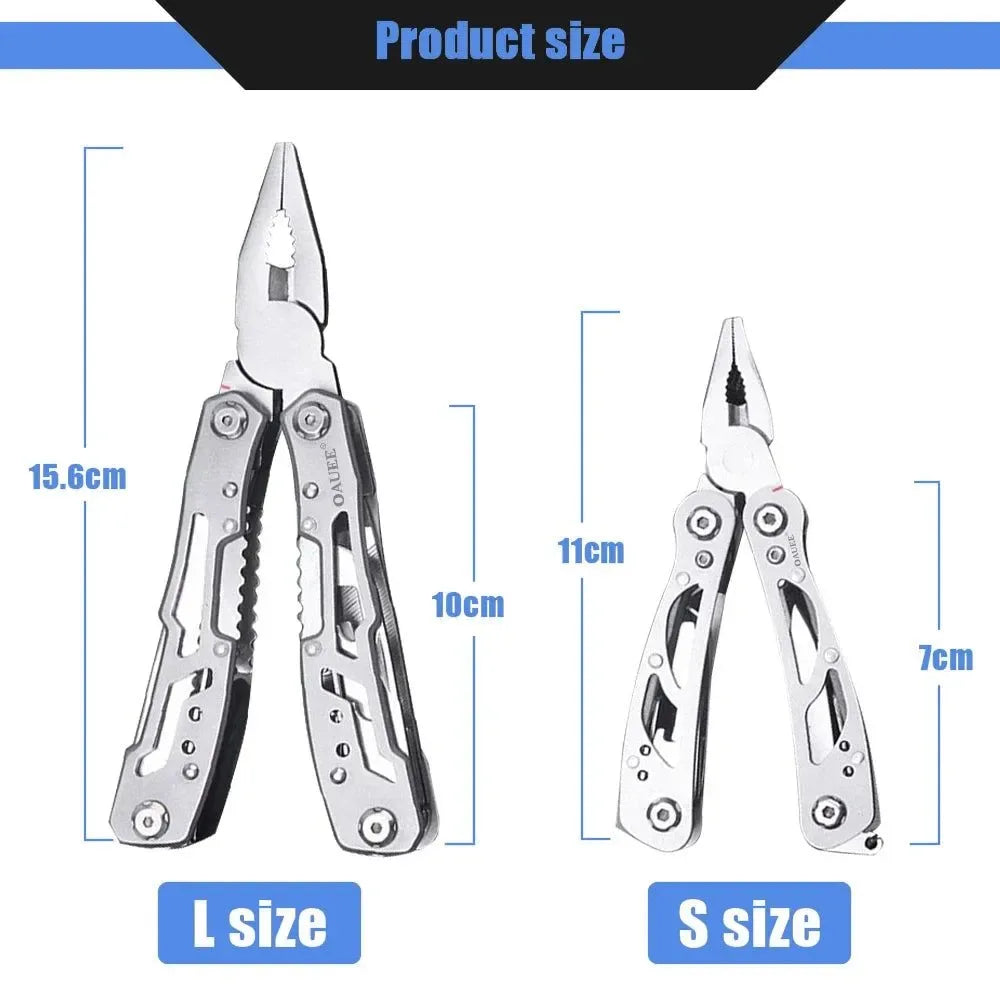 Multi-tool Pocket Knife Pliers - Versatile Outdoor Tactical Gear for Hunting and Survival - Trekker Essentials