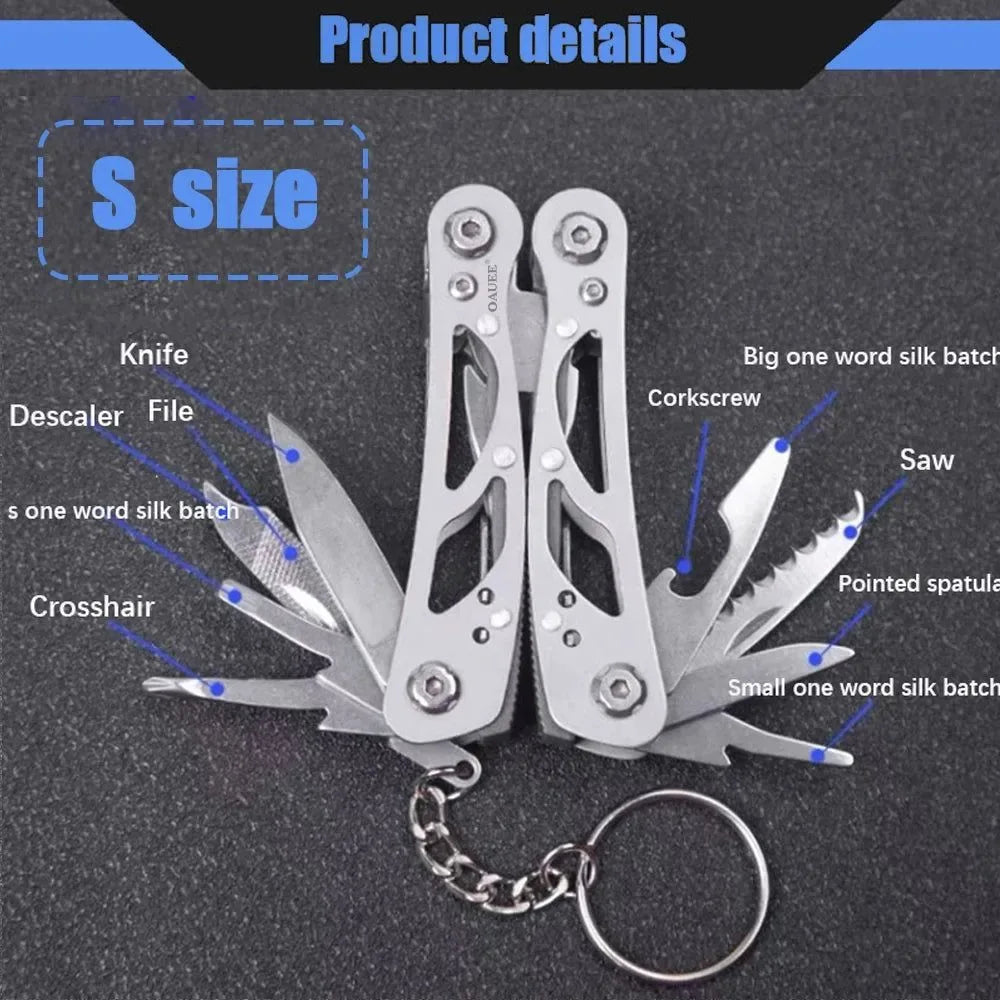 Multi-tool Pocket Knife Pliers - Versatile Outdoor Tactical Gear for Hunting and Survival - Trekker Essentials