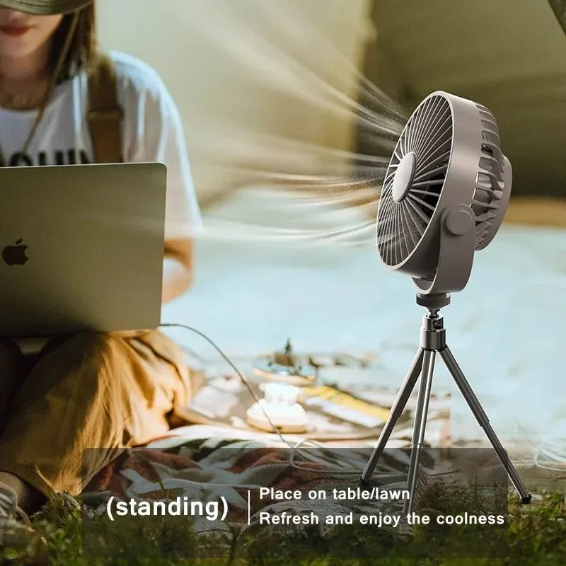 Multifunction Home Outdoor Camping Ceiling Fan - Trekker Essentials