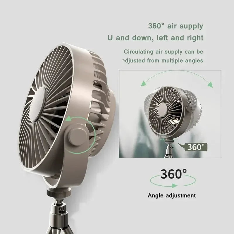 Multifunction Home Outdoor Camping Ceiling Fan - Trekker Essentials