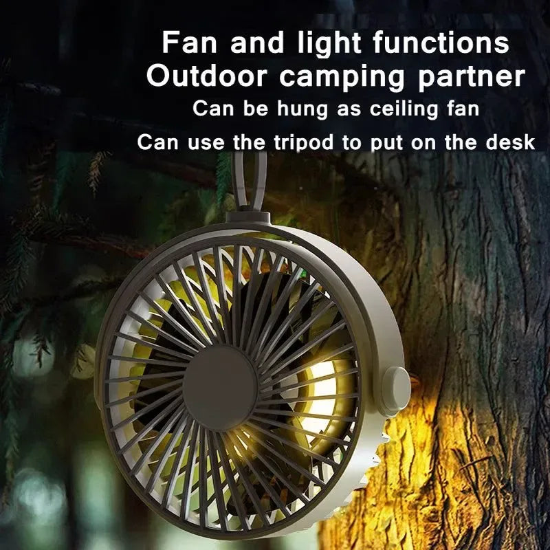 Multifunction Home Outdoor Camping Ceiling Fan - Trekker Essentials