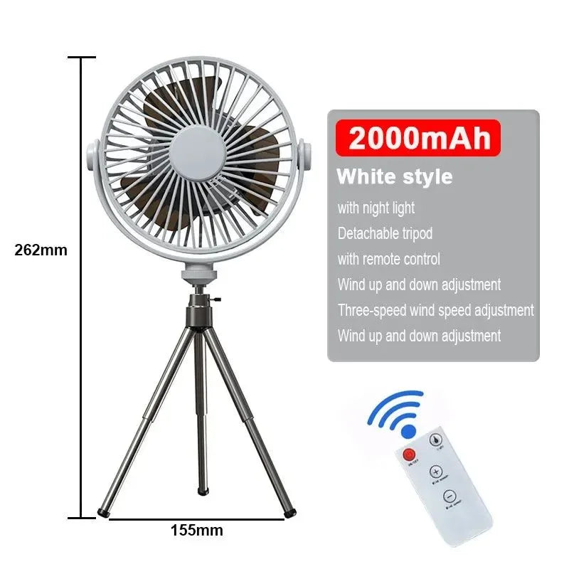 Multifunction Home Outdoor Camping Ceiling Fan - Trekker Essentials