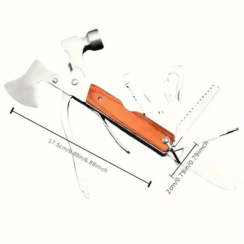 Multifunctional Ax Safety Hammer - Car Tool, Lifesaving Hammer, Claw Hammer for Outdoor Adventures - Trekker Essentials