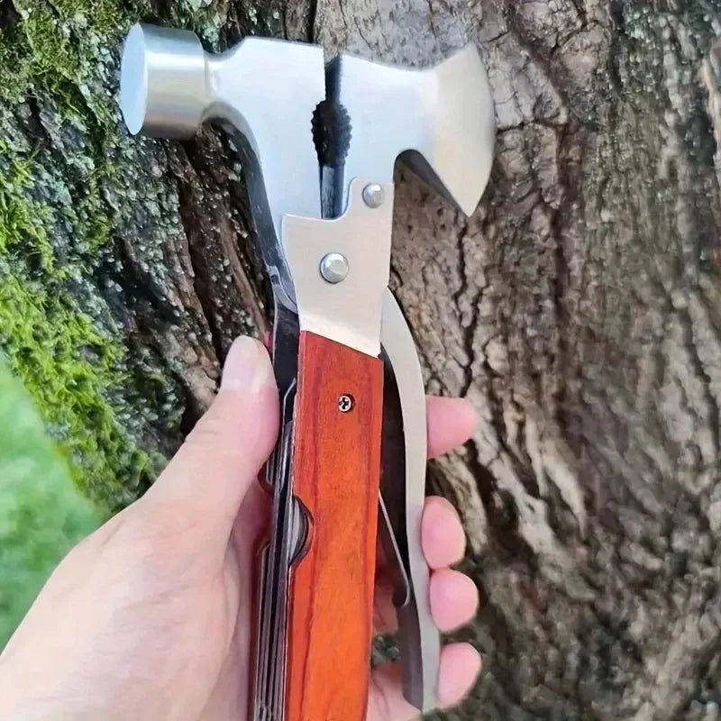 Multifunctional Ax Safety Hammer - Car Tool, Lifesaving Hammer, Claw Hammer for Outdoor Adventures - Trekker Essentials