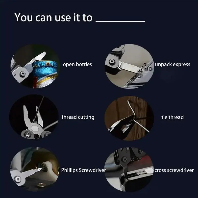 Multifunctional Folding Utility Plier for Camping, Fishing, and Hiking - Trekker Essentials