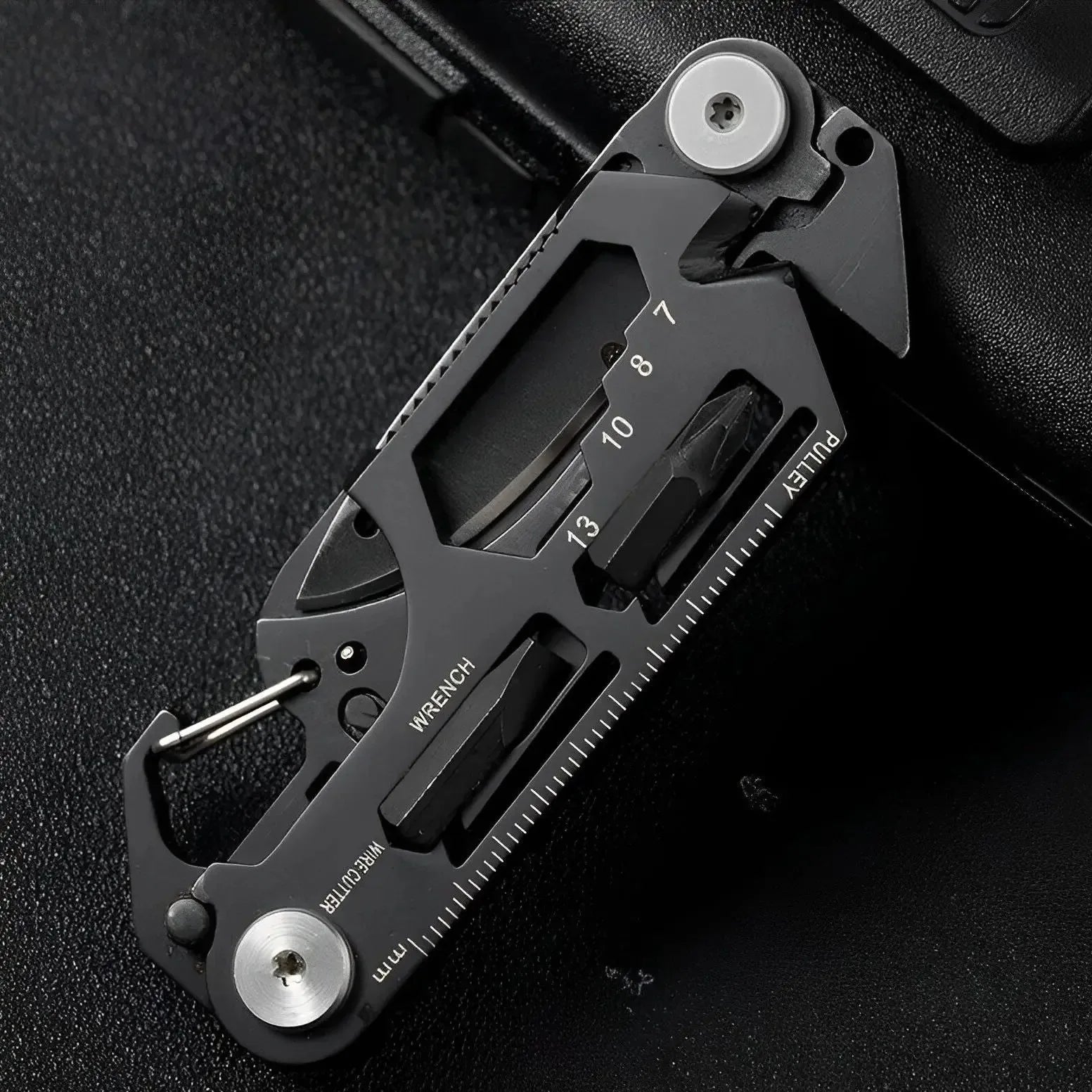Multifunctional Outdoor Pocket Tool Combination Card with Tactical Knife - Trekker Essentials